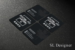 Business Card Design by SL Designer for Social Fit Media | Design: #14911484