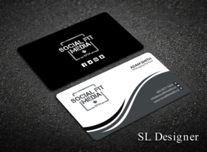 Business Card Design by SL Designer for Social Fit Media | Design: #14925012