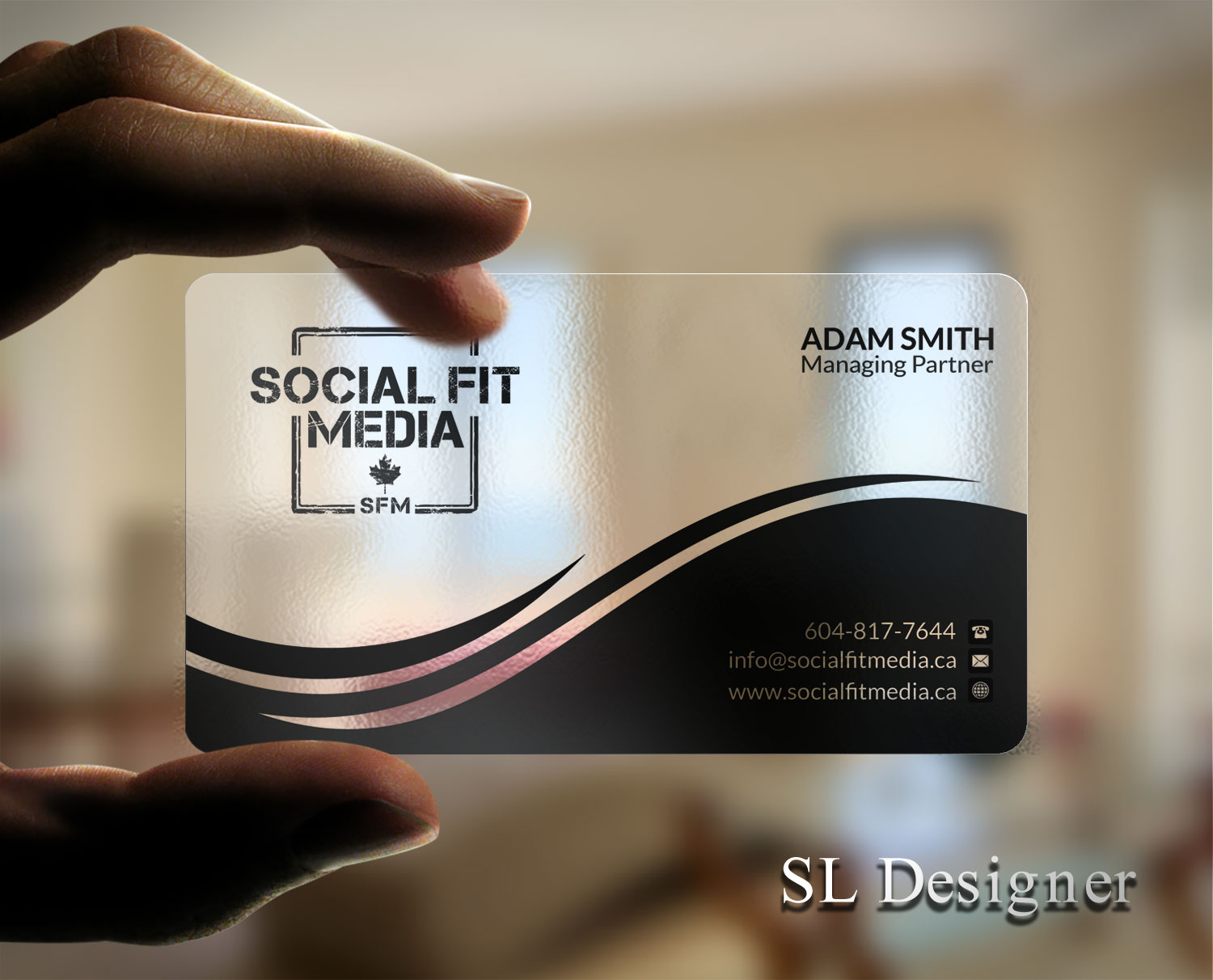 Diseño de Tarjeta de Presentación por SL Designer para Social Fit Media | Diseño #14925018