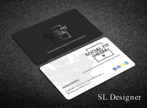 Business Card Design by SL Designer for Social Fit Media | Design: #14975363