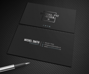 Business Card Design by Graphic Flame for Social Fit Media | Design: #14931463