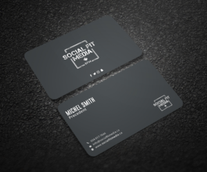 Business Card Design by Graphic Flame for Social Fit Media | Design: #14931466