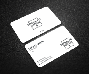 Business Card Design by Graphic Flame for Social Fit Media | Design: #14931467