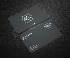 Business Card Design by Graphic Flame for Social Fit Media | Design: #14931472