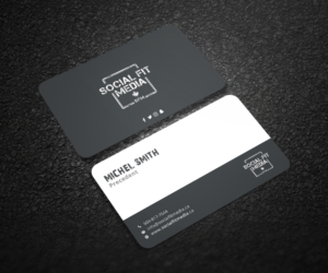 Business Card Design by Graphic Flame for Social Fit Media | Design: #14931473