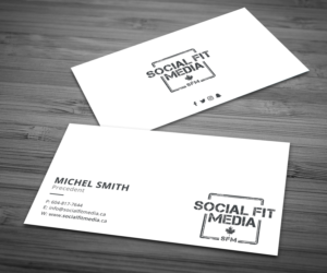 Business Card Design by Graphic Flame for Social Fit Media | Design: #14931476