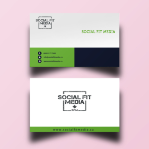 Business Card Design by avde17sharif for Social Fit Media | Design: #14961137
