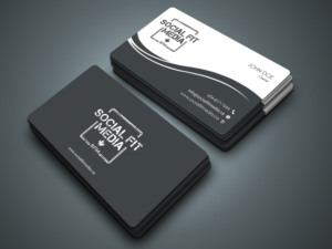 Business Card Design by zahidrabby.bigc for Social Fit Media | Design #14911909