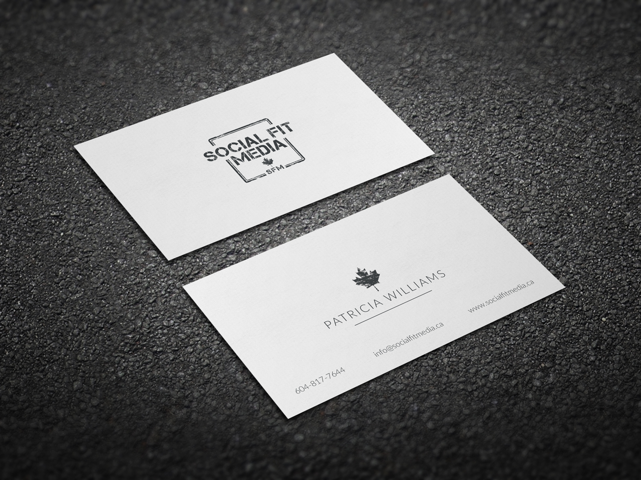 Business Card Design by yellowpixell for Social Fit Media | Design #14951901