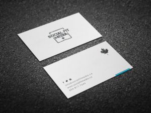 Business Card Design by yellowpixell for Social Fit Media | Design: #14951902