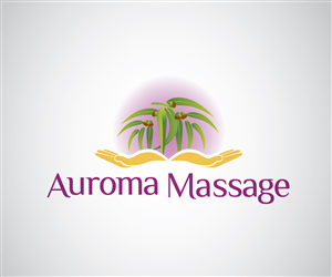 Logo Design by  sasha for auroma massage | Design: #2577730