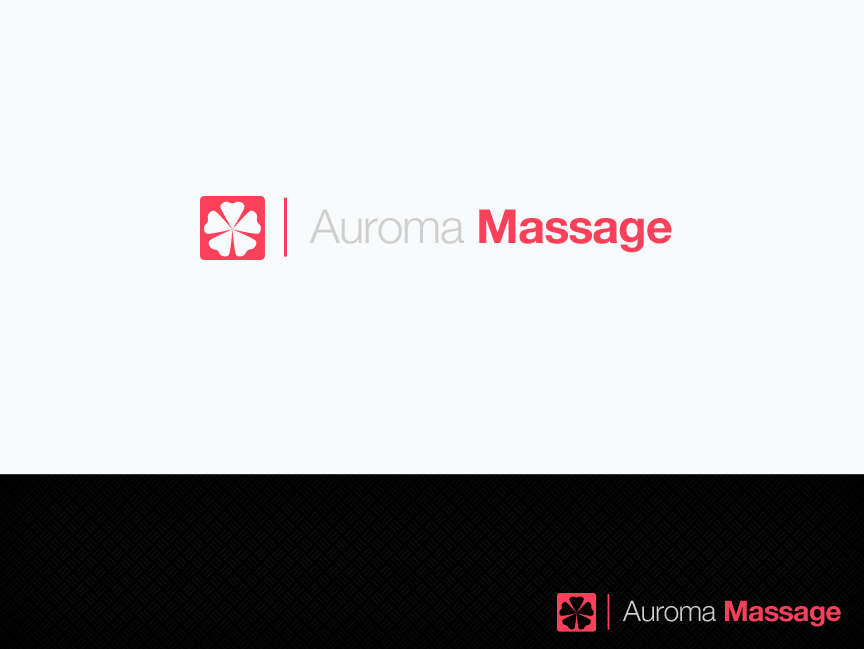 Logo Design by Attaf Othman for auroma massage | Design #2552035