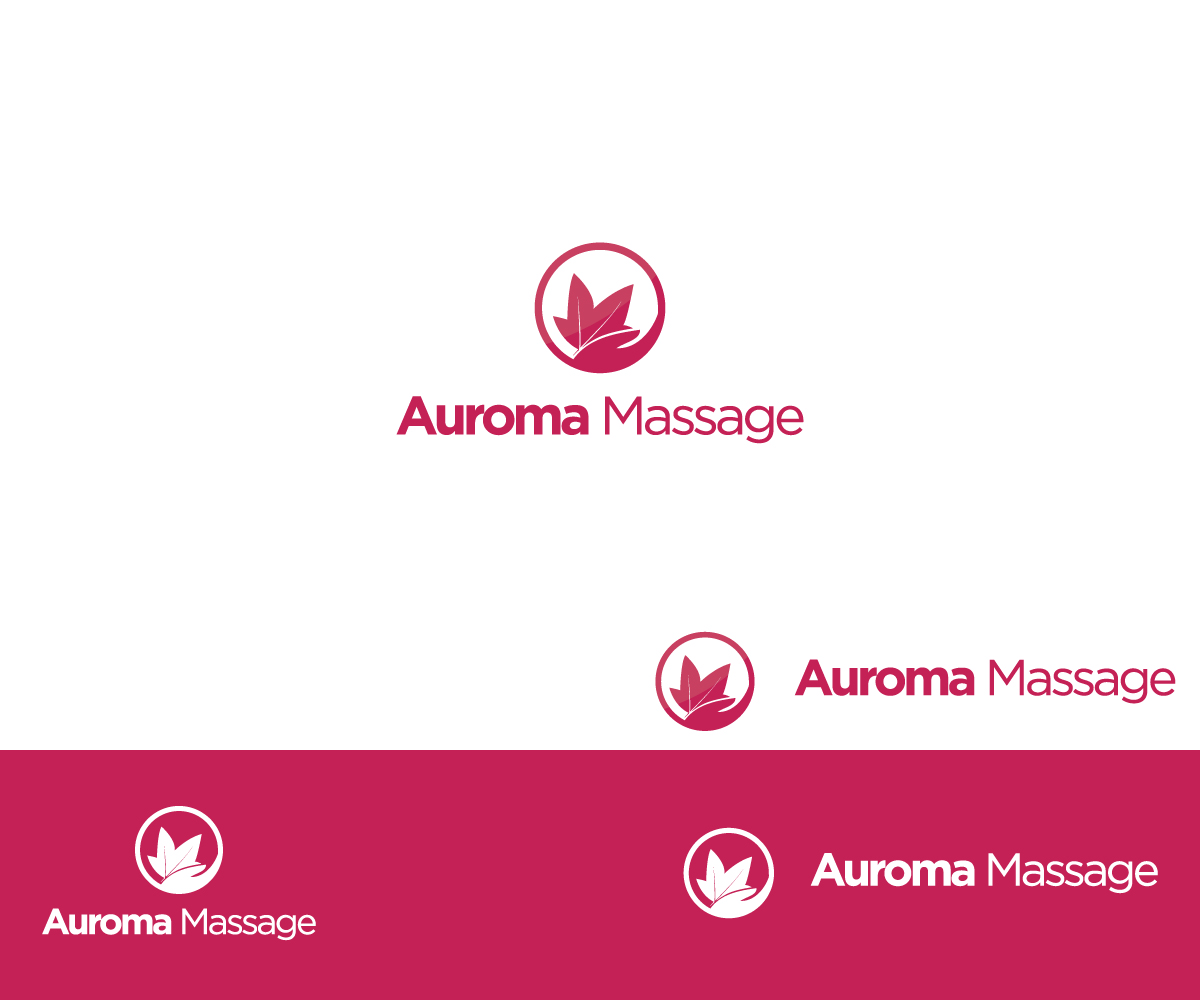 Logo Design by larismanis for auroma massage | Design #2552669