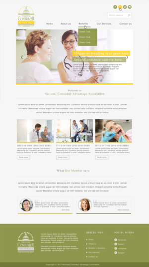 Web Design by JM for Pinnacle Benefits Group | Design: #14927366