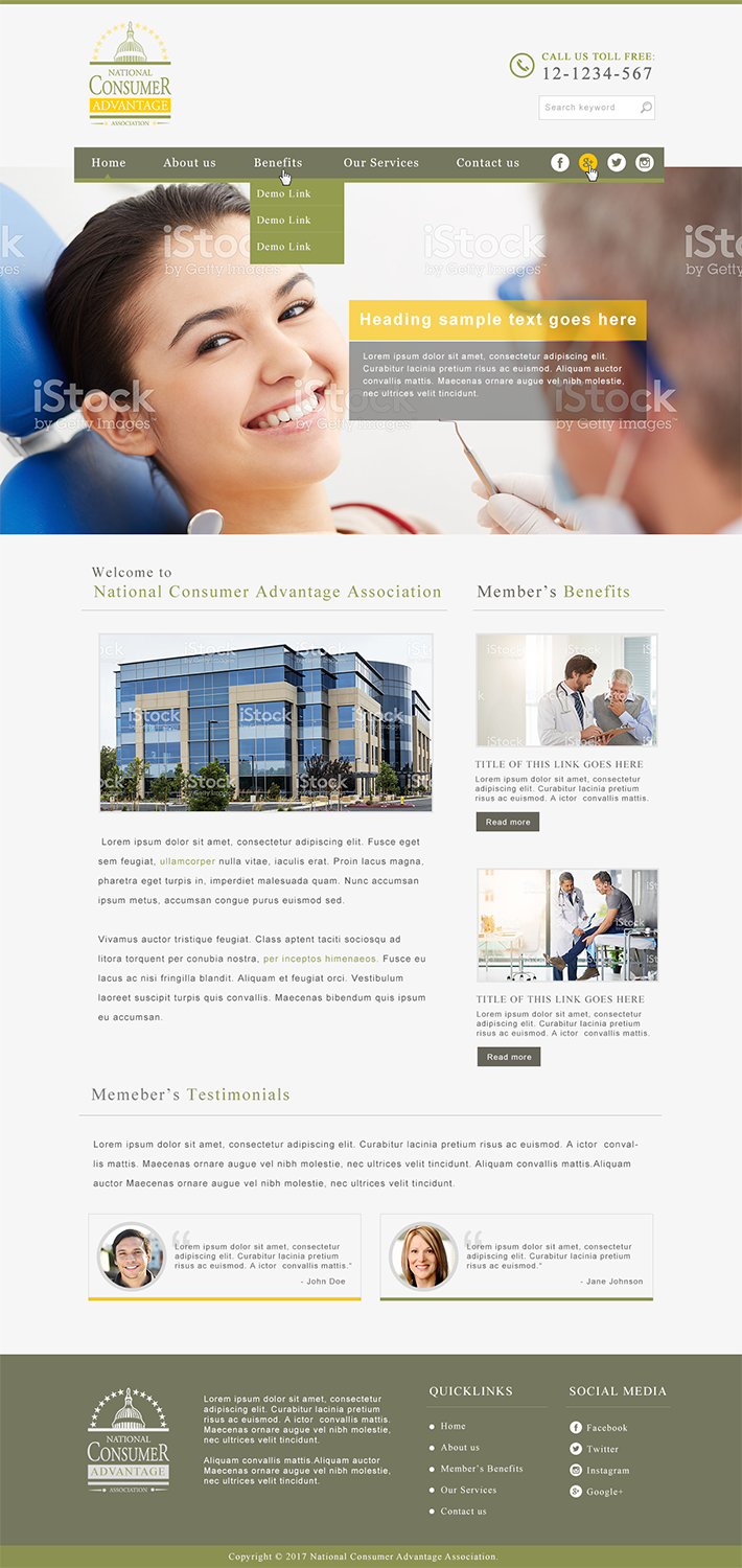 Web Design by JM for Pinnacle Benefits Group | Design #14936291