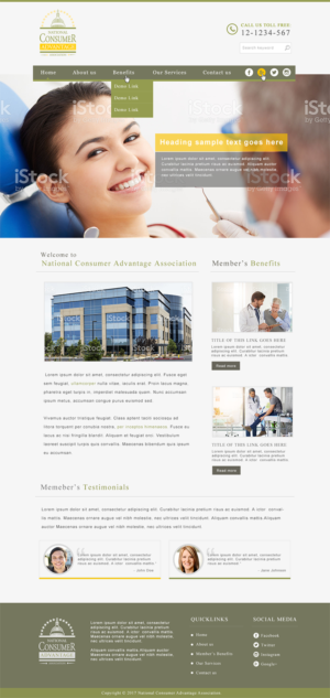 Web Design by JM for Pinnacle Benefits Group | Design: #14936291