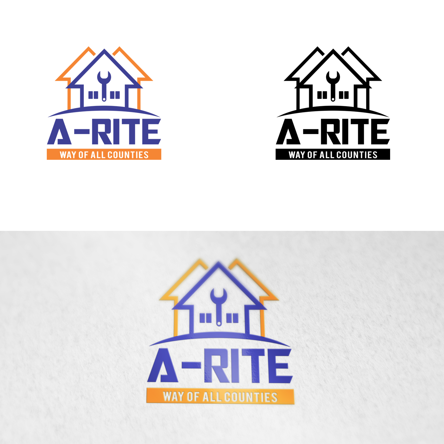Logo Design by Lab-Artz for A-Rite Way of All Counties | Design #14927047