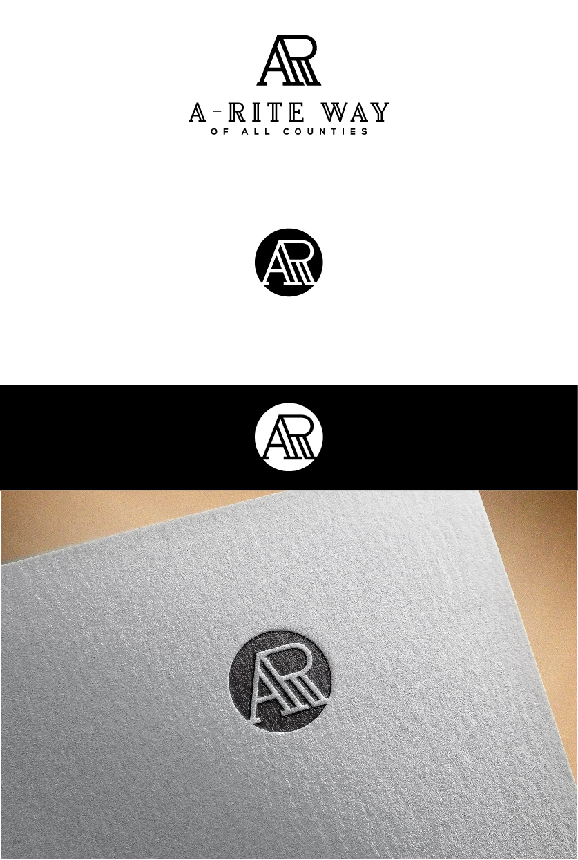 Logo Design by Ves-Boycheva for A-Rite Way of All Counties | Design #15235174