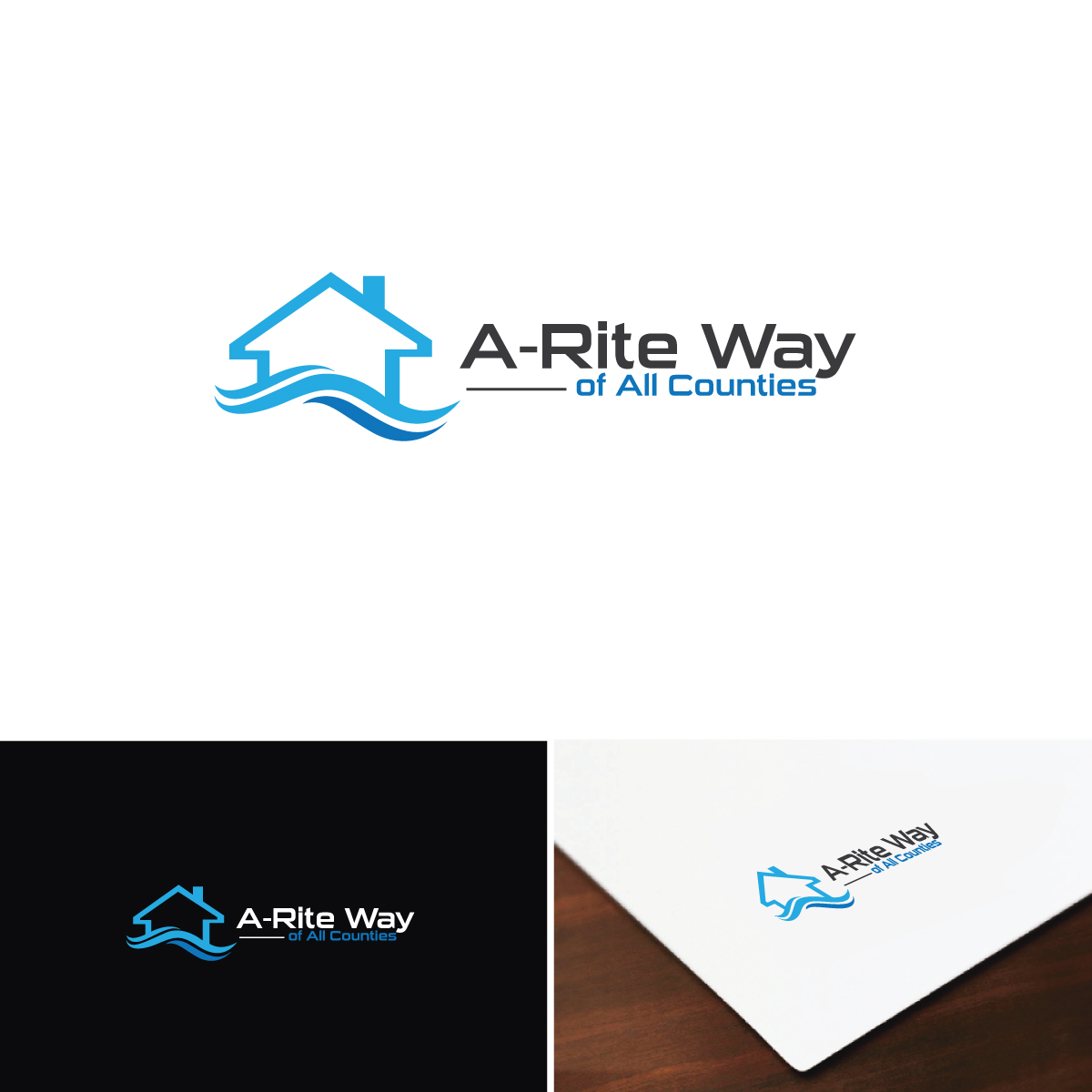 Logo Design by webeezine for A-Rite Way of All Counties | Design #14920481