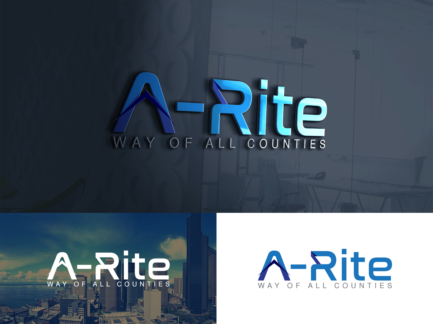 Logo Design by Aliza Creative for A-Rite Way of All Counties | Design #14935405