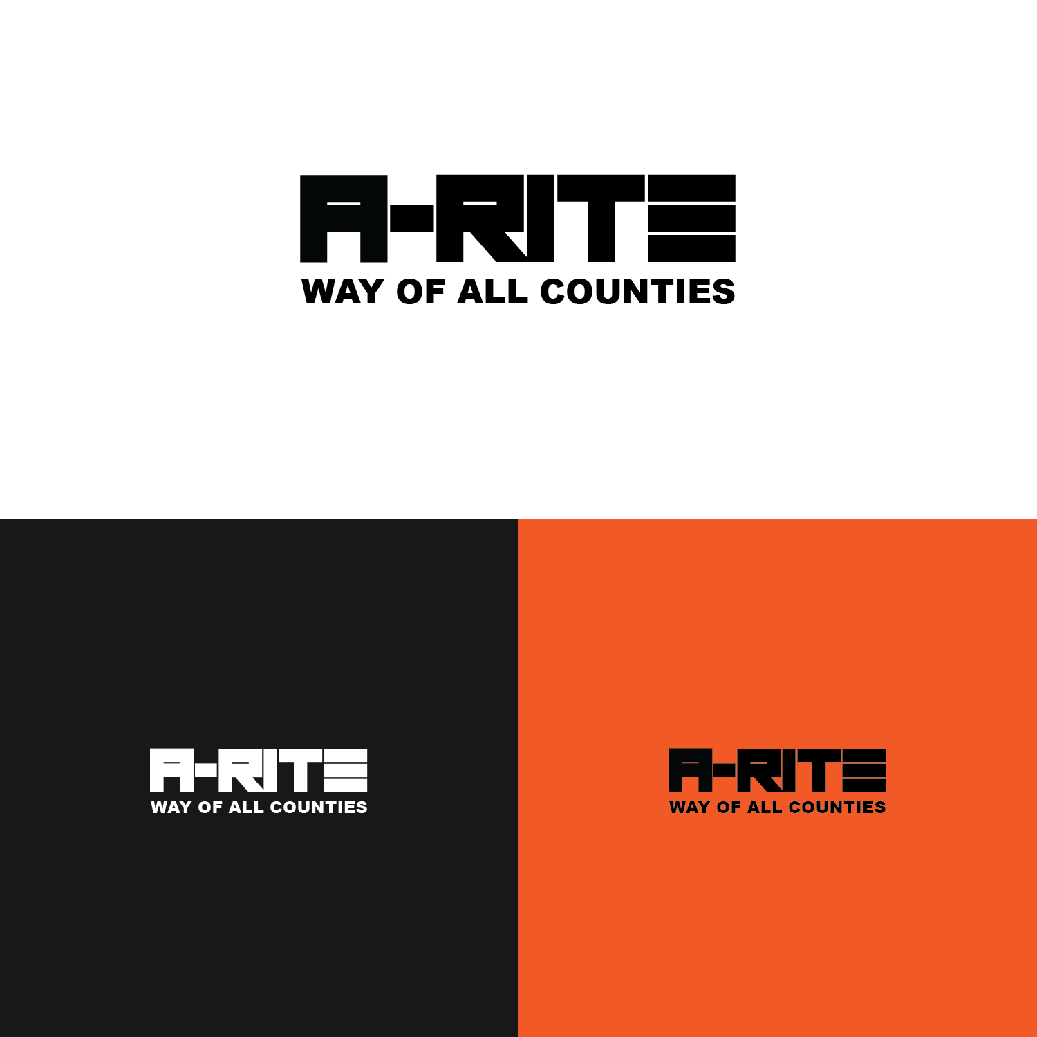 Logo Design by roanrox for A-Rite Way of All Counties | Design #18316306
