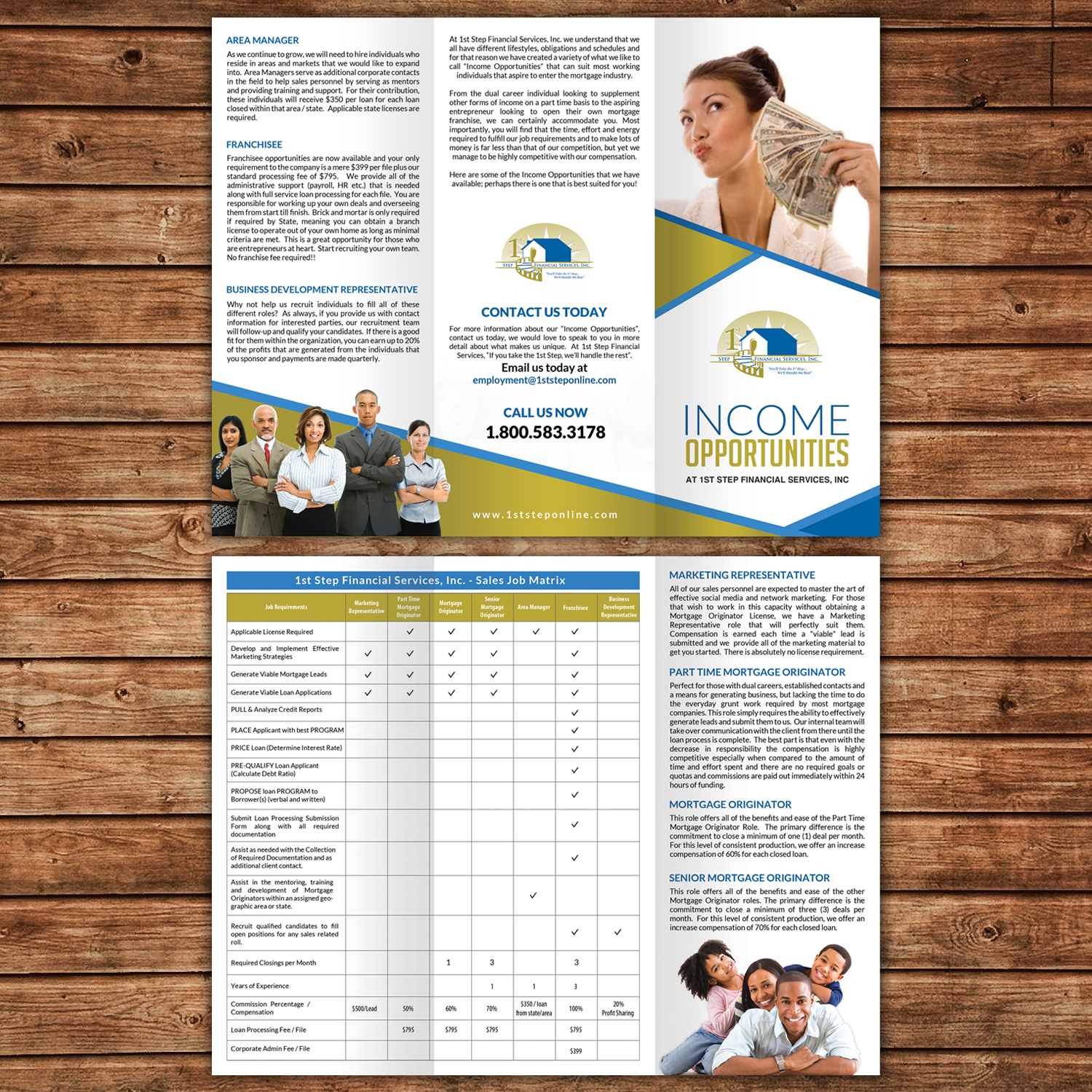Flyer Design by debdesign for 1st Step Financial Services, Inc. | Design #15111623