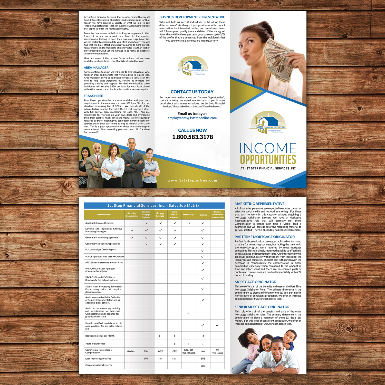 Diseño de Flyer por debdesign para 1st Step Financial Services, Inc. | Diseño #15161773