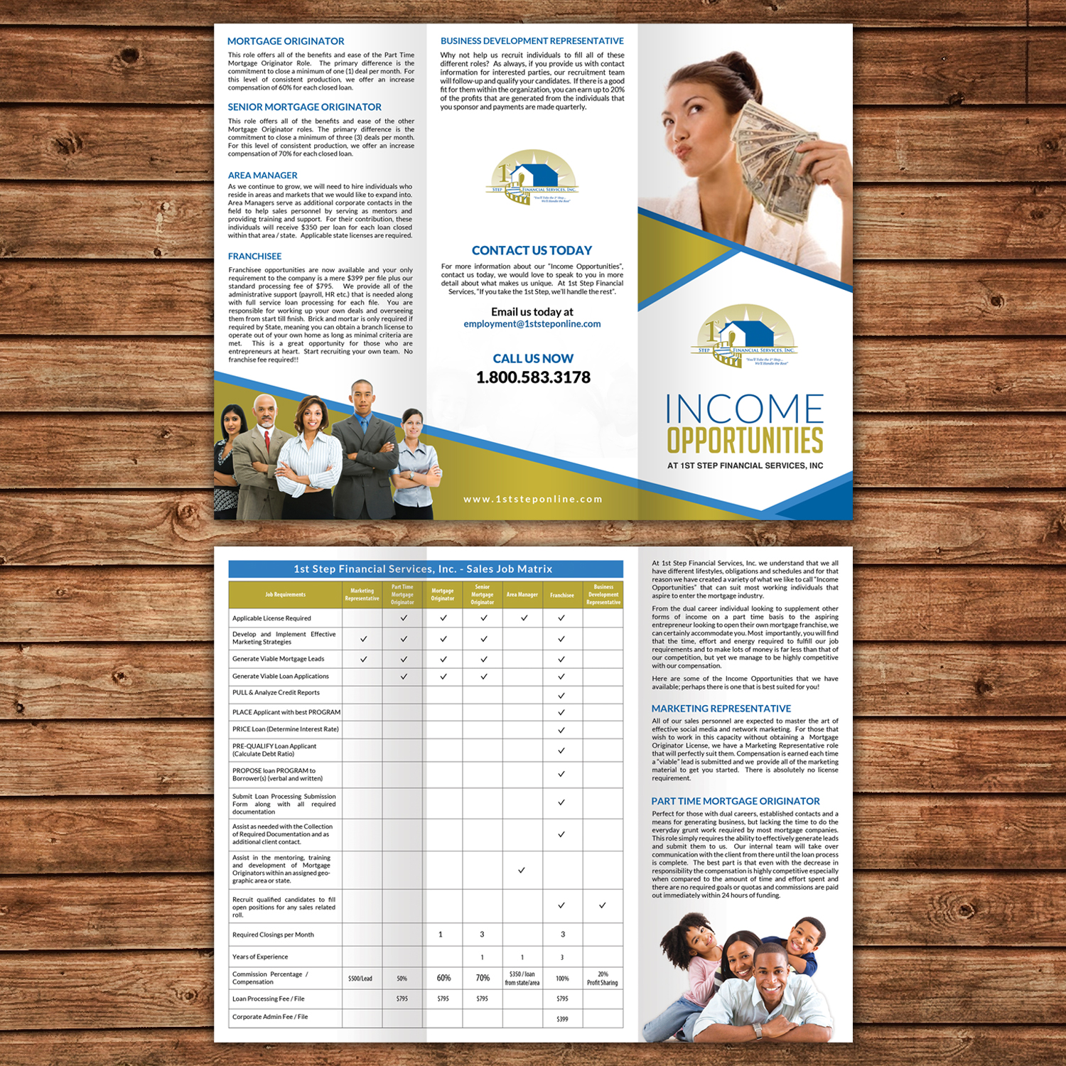 Diseño de Flyer por debdesign para 1st Step Financial Services, Inc. | Diseño #15170880