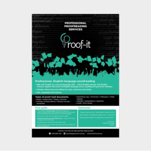 Diseño de Flyer por senja para este proyecto | Diseño: #14959516