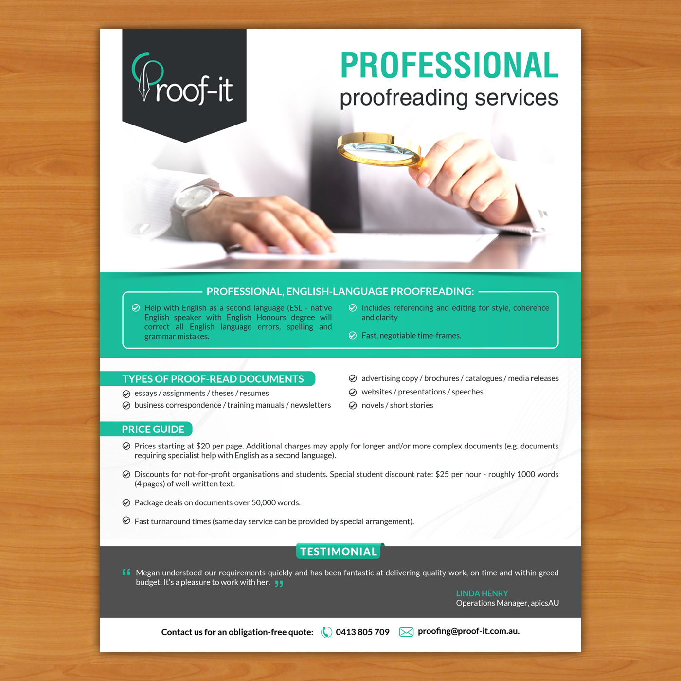 Diseño de Flyer por debdesign para este proyecto | Diseño #14923566