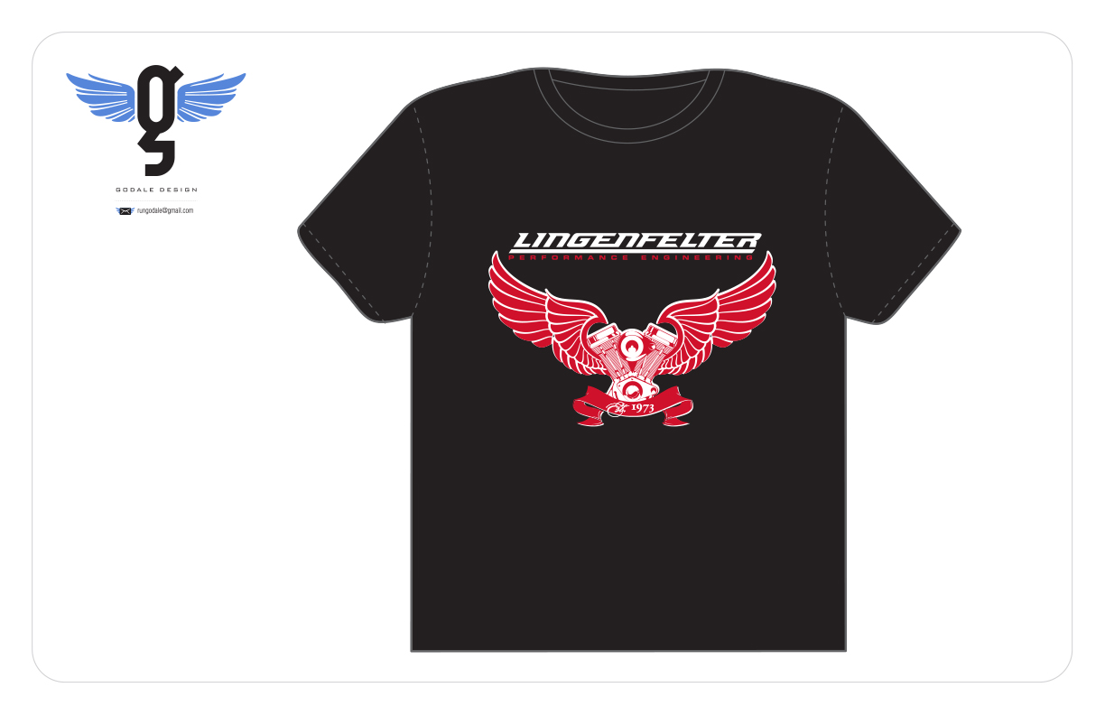 T-shirt Design by rungodale for Lingenfelter Race Gear | Design #2710090