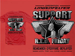 Racing Industry - Military Support Shirt | T-Shirt-Design von 2ndfloorharry