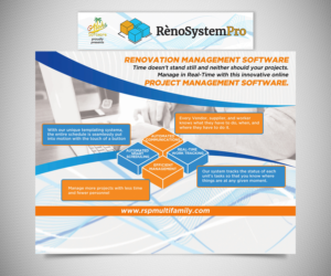 RenoSystemPro Trade Show Backdrop | Advertisement Design by Designers Hub