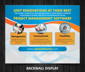 RenoSystemPro Trade Show Backdrop | Advertisement Design by ecorokerz