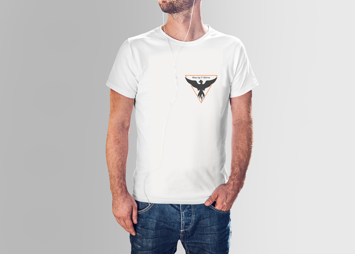 Logo Design by vogonpoetdesign for Rise Up T-Shirts | Design #14958547