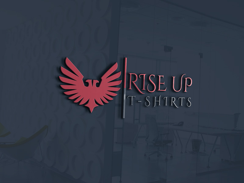 Diseño de Logo por maksud0123 para Rise Up T-Shirts | Diseño #14939053
