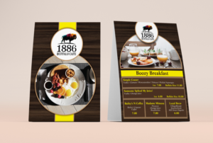 Menu Design by Impressive Sol