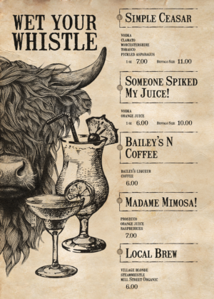 Menu Design by mrmrnjr for this project | Design: #15119201