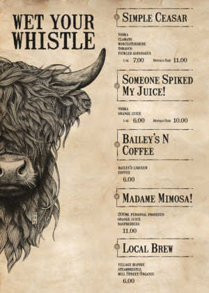 Menu Design by mrmrnjr for this project | Design: #15140176