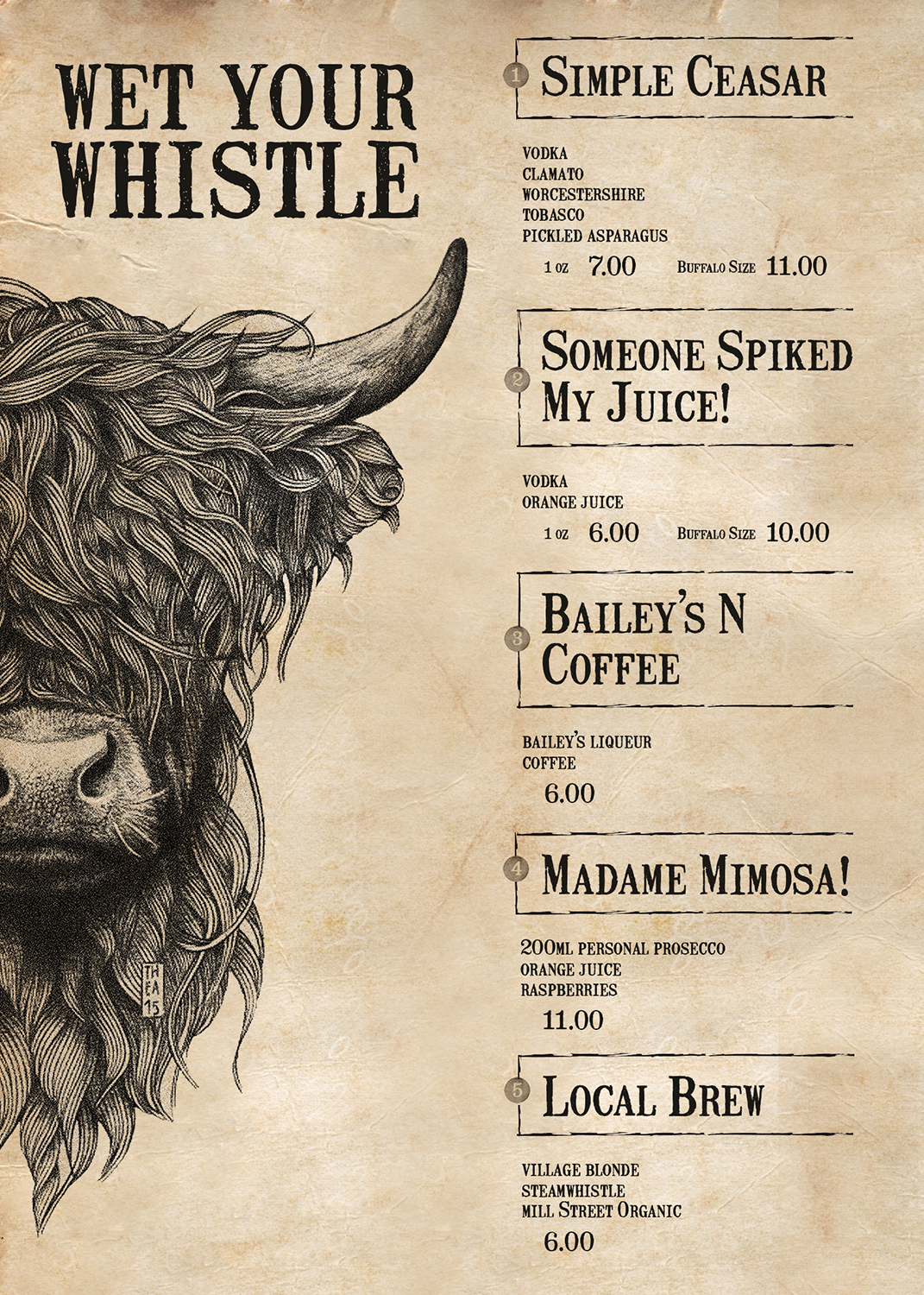 Menu Design by mrmrnjr for this project | Design #15140438