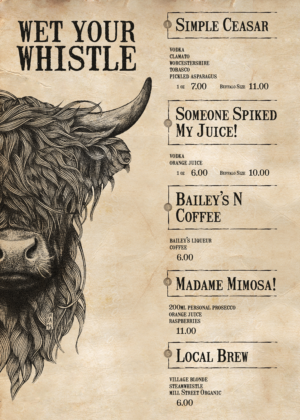 Menu Design by mrmrnjr for this project | Design: #15140438