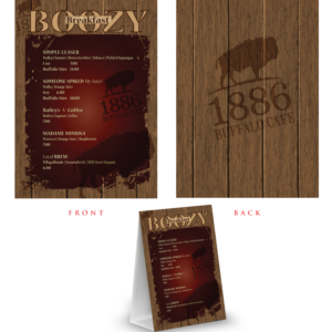 Menu Design by Soula Vetter