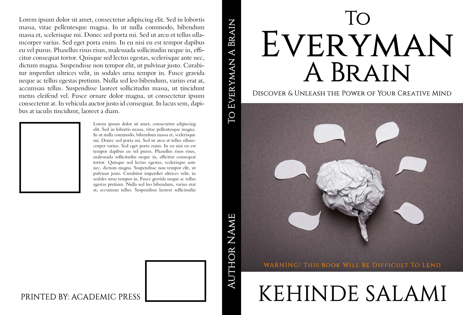 Book Cover Design by Estratosphera for TROLI INTERNATIONAL / IDEAS HOUSE | Design #14969914