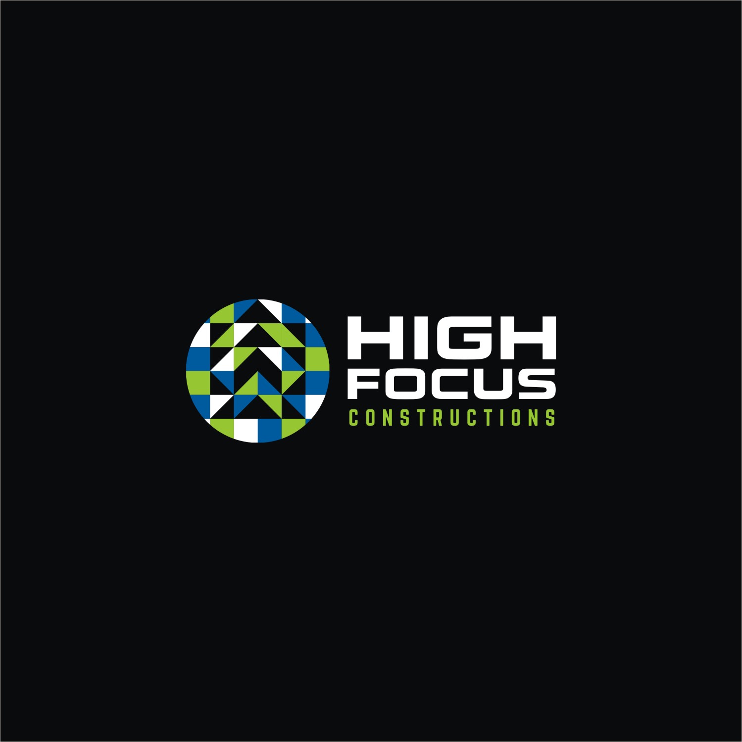 Logo Design by Actives for High Focus Constructions | Design #14931480