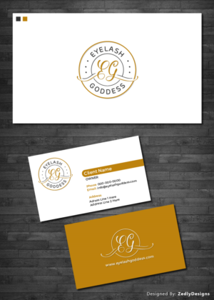 Eyelash Goddess | Logo Design by Grapflix 2022