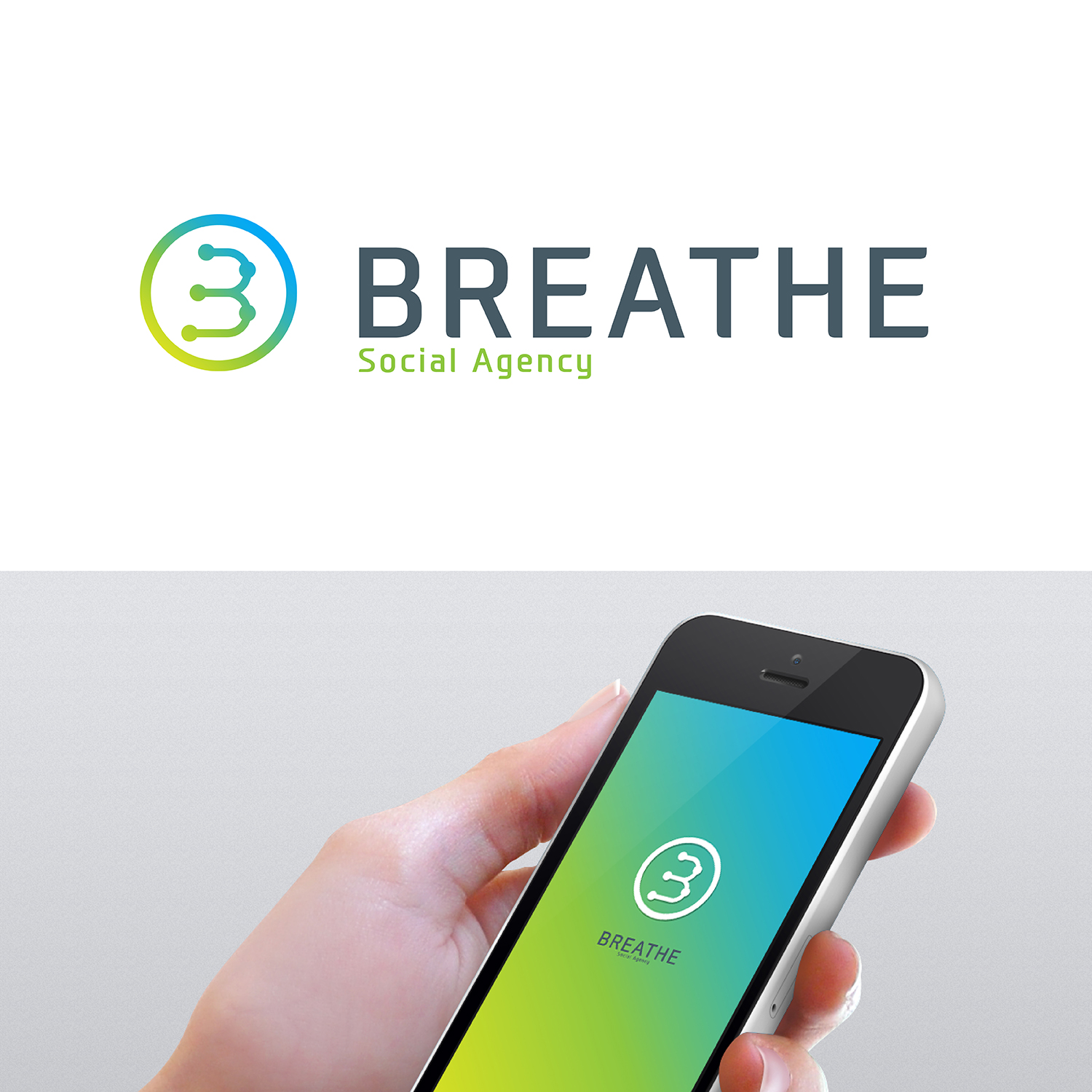 Logo Design by Seo07man for Breathe Social Agency | Design #14949822