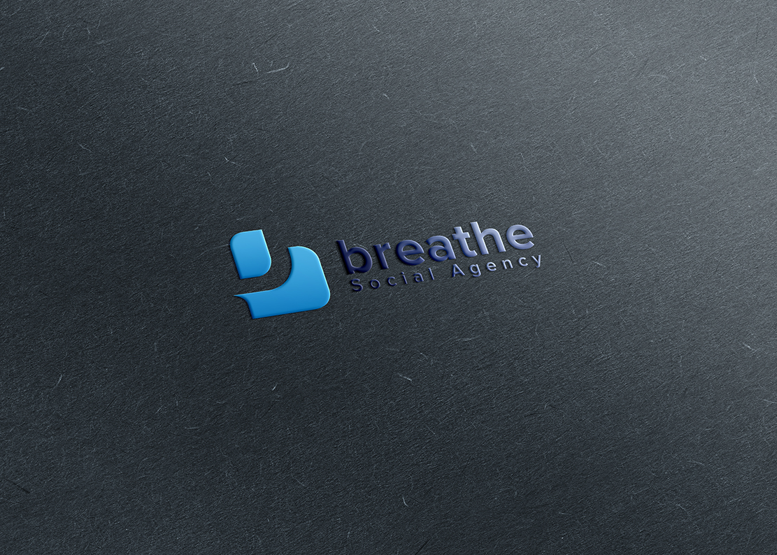 Logo Design by B.Tibéri for Breathe Social Agency | Design #14954238