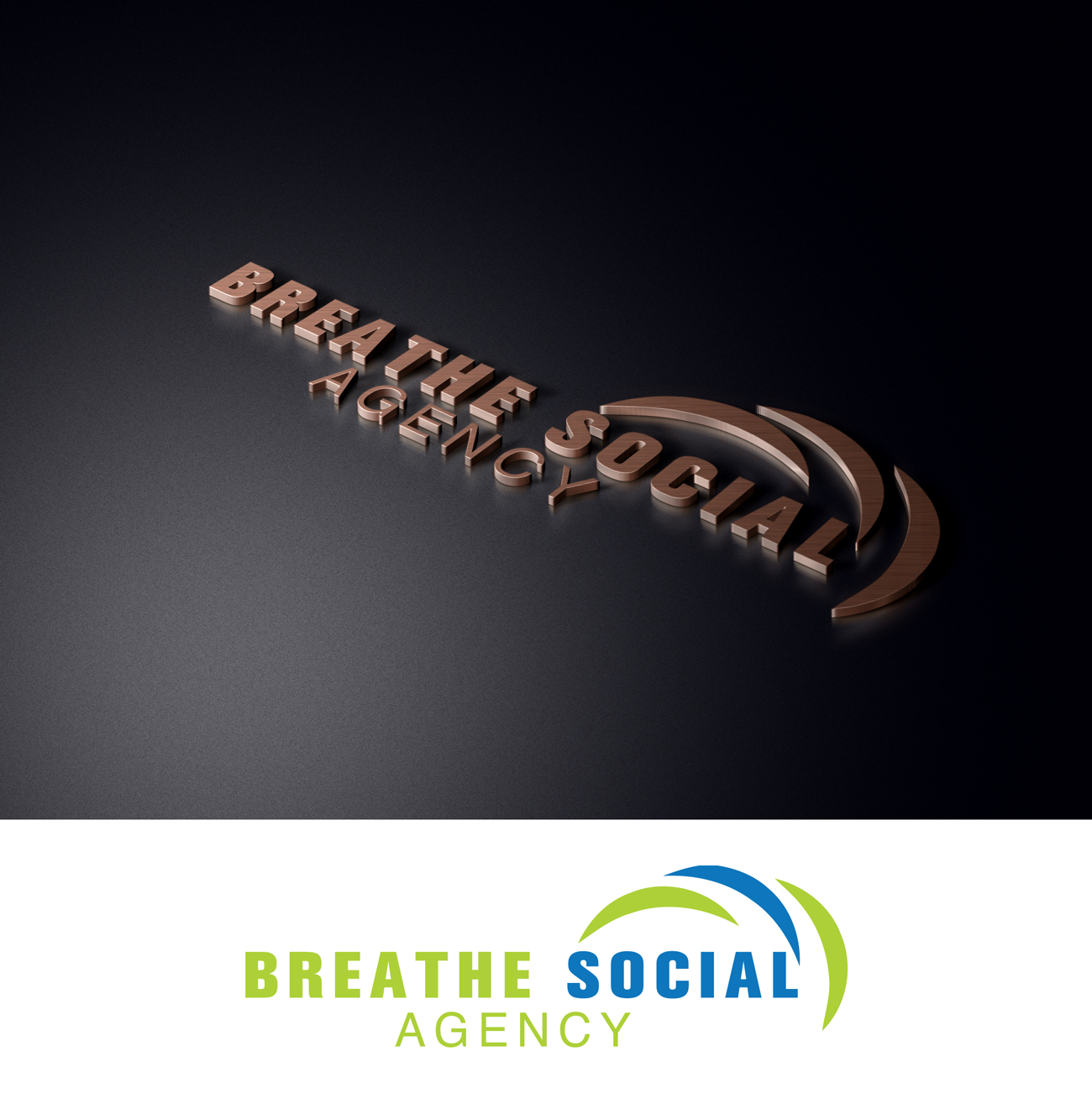 Logo Design by Impressive Sol for Breathe Social Agency | Design #14952152