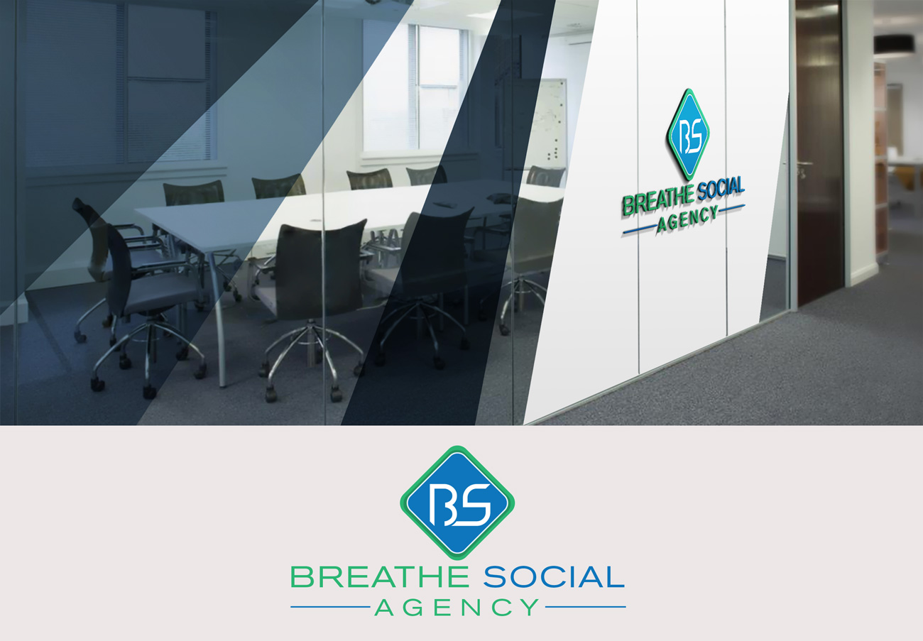 Diseño de Logo por Impressive Solutions para Breathe Social Agency | Diseño #14952154