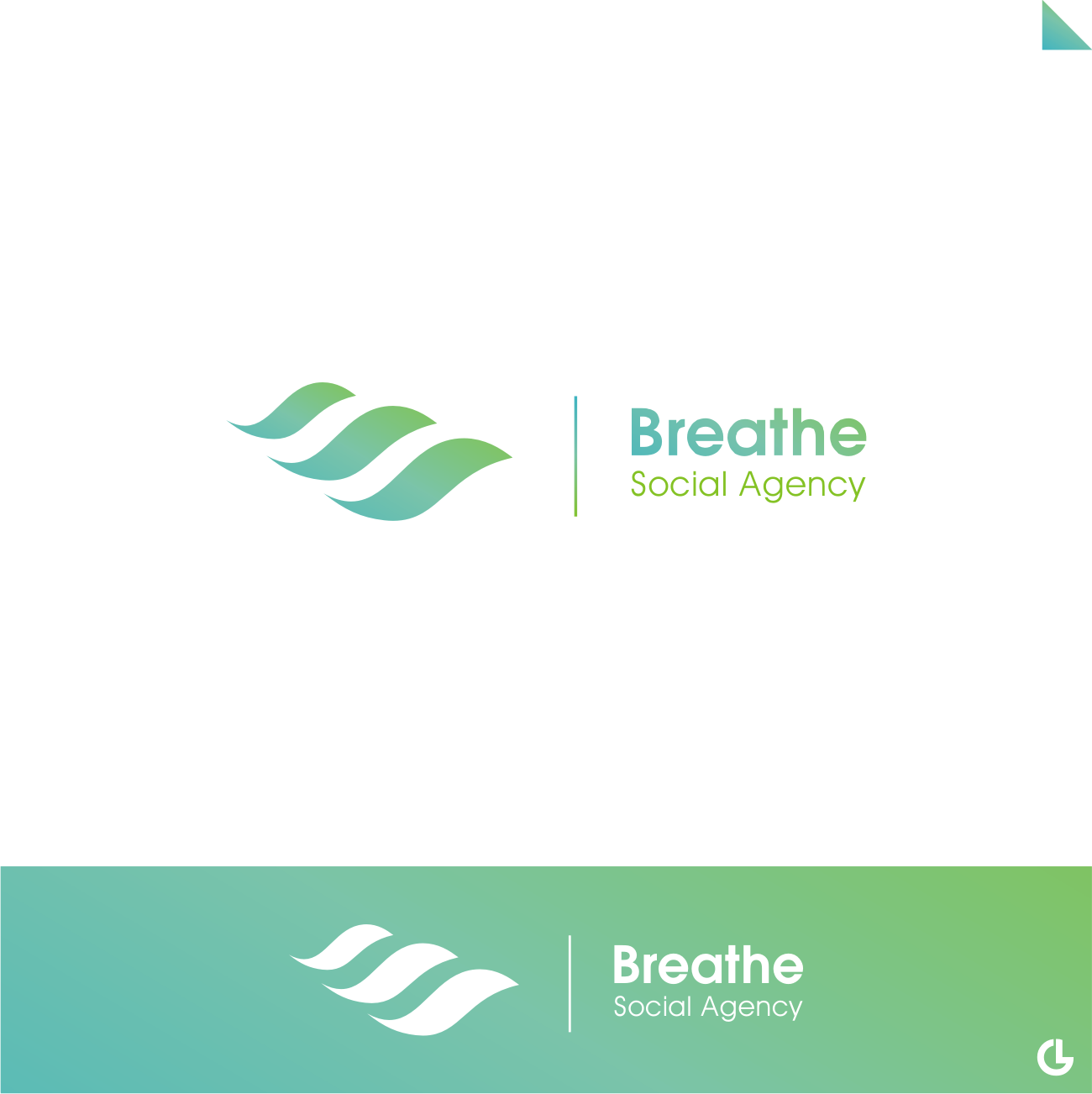 Logo Design by R!CKY for Breathe Social Agency | Design #15004408